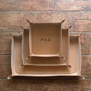 Italian Leather Valet Tray