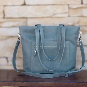 All-day, leather tote