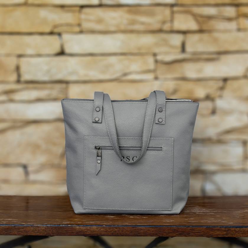 Stylish leather tote bag - theBugsoftheBags