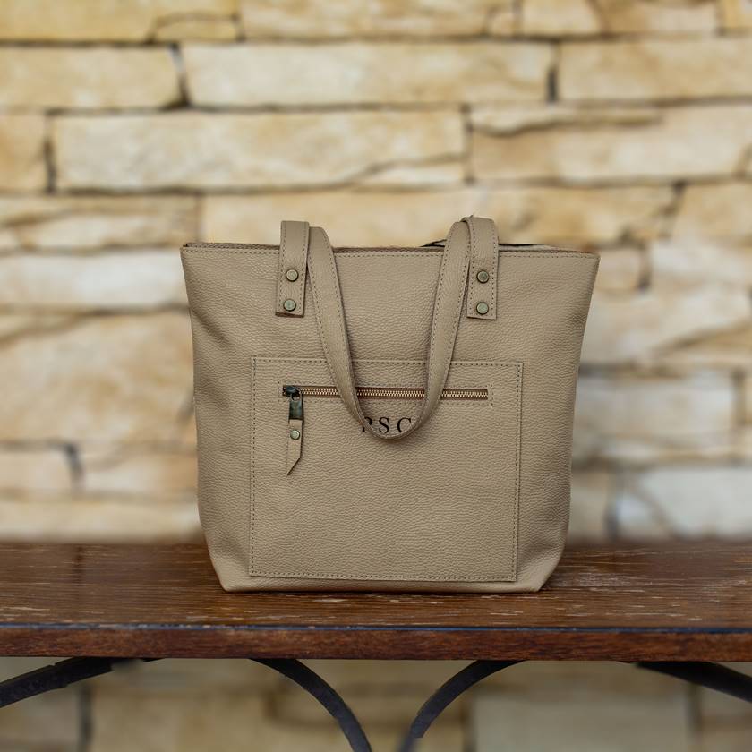 COOTIE PRODUCTIONS - Leather Tote Bag (BLACK) / レザー