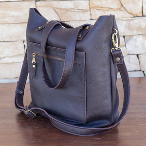 All-day, stylish leather tote
